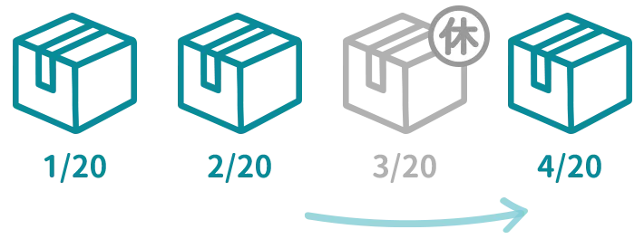 次回発送予定日の7日前までにカスタマーサポートまでご連絡ください