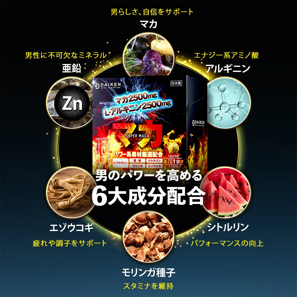 超級瑪卡+精胺酸粉包